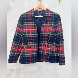 Blazer plaid colorful, JCrew